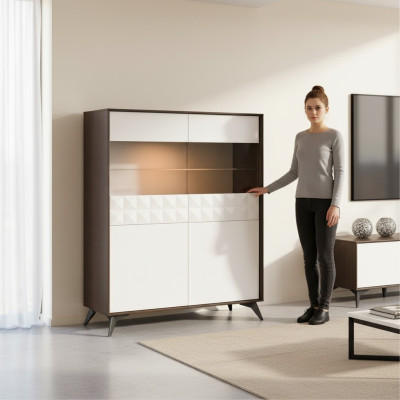 Comò Sideboard Comodini xxl Design Nuovo Sideboard Soggiorno Anrichte in stile barocco