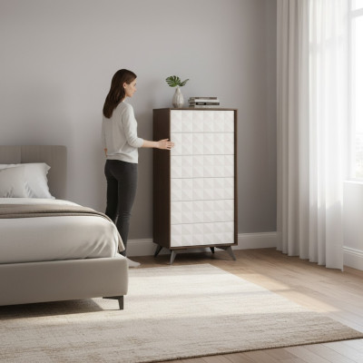 Comò Vetrina Comò Vetrine Armadio da comò Armadio di design 60x53x58cm