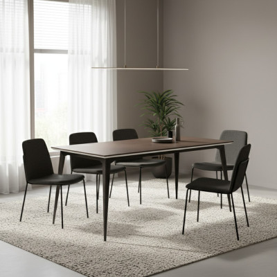 Tavolo da pranzo classico in legno di design Tavolo Sala da pranzo Soggiorno Moderno