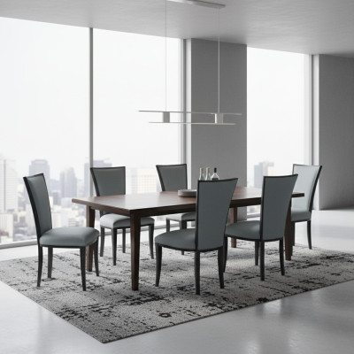 Imposta 6 sedie in legno massello Sedia da pranzo Sedia da designer Sedie Sedie da pranzo Nuovo