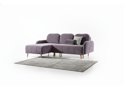 Comodo divano ad angolo che unisce design moderno e funzionale.