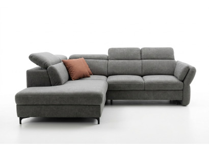 Mega comodo divano letto con imbottitura di lusso in stile moderno.