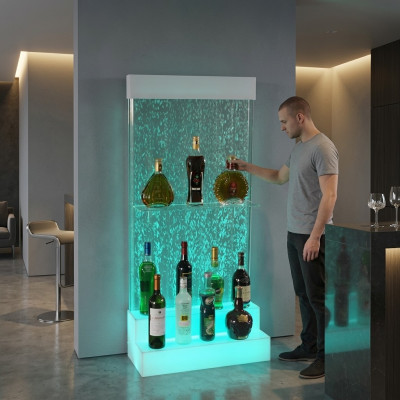 Designer LED Bar Scaffale a parete Water Bar Banco Mobile