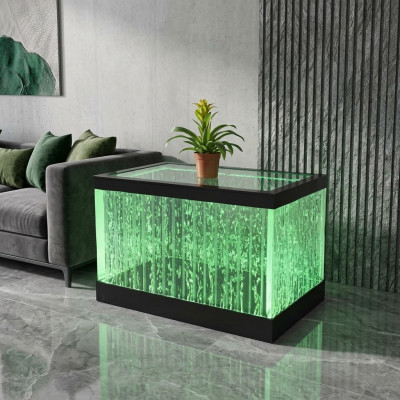 Tavolo design Tavolino d'appoggio Colonne d'acqua Colonna Acqua Divano Tavoli LED