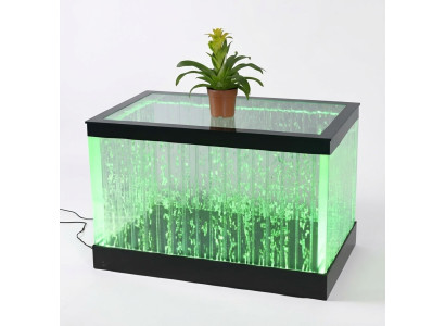 Tavolo design Tavolino d'appoggio Colonne d'acqua Colonna Acqua Divano Tavoli LED