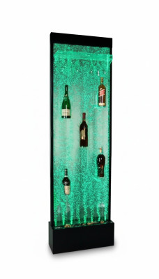 Colonna parete d'acqua, mensola da bar a muro, armadietto, mobile LED