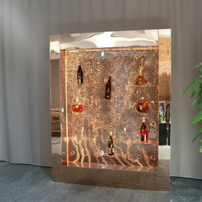 LED Parete d'acqua Mensola Bar Arredamento Scaffali Originali Armadio