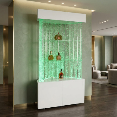 Mensole a LED per bar colonne decorative illuminati Pareti d'acqua gastronomiche