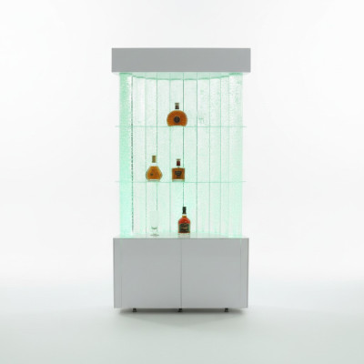 Mensole a LED per bar colonne decorative illuminati Pareti d'acqua gastronomiche