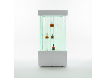 Mensole a LED per bar colonne decorative illuminati Pareti d'acqua gastronomiche