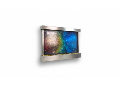 LED parete d'acqua, colonne d'acqua di design, cornice di immagini cascata d'acqua 145x97.
