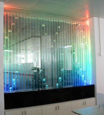 Pannello da parete con bolle d'acqua LED parete d'acqua designer decorativa parete d'acqua.