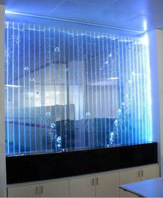 Pannello da parete con bolle d'acqua LED parete d'acqua designer decorativa parete d'acqua.