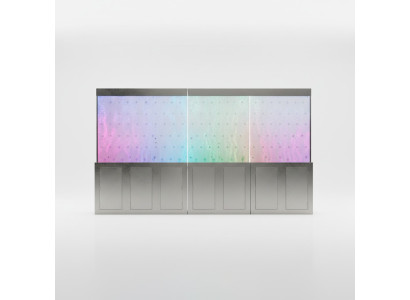 Moderni divisori d'acqua Pareti d'acqua LED Muro illuminato dall'acqua