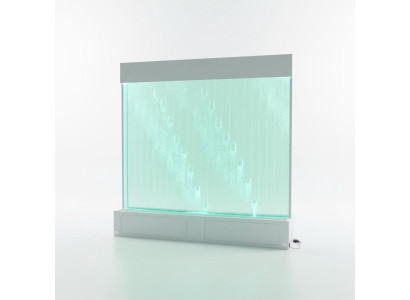 Moderno divisore d'ambiente acqua pareti pareti d'acqua LED parete d'acqua illuminata parete decorativa.