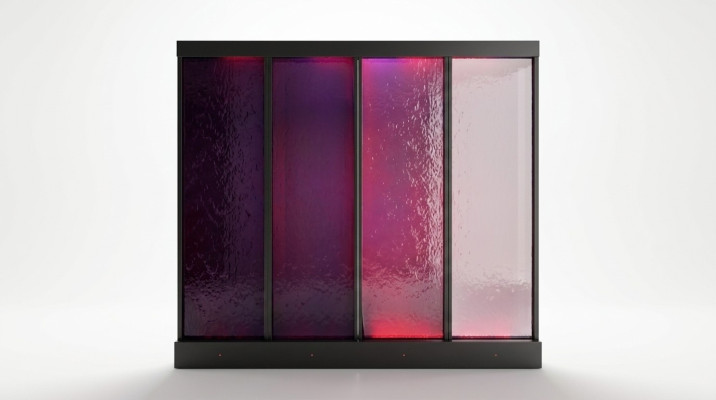 Pannello da parete con bolle d'acqua LED parete d'acqua decorativa Designer parete d'acqua.