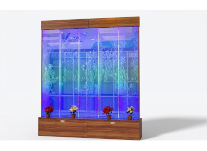Pannello murale bolle d'acqua LED design parete d'acqua