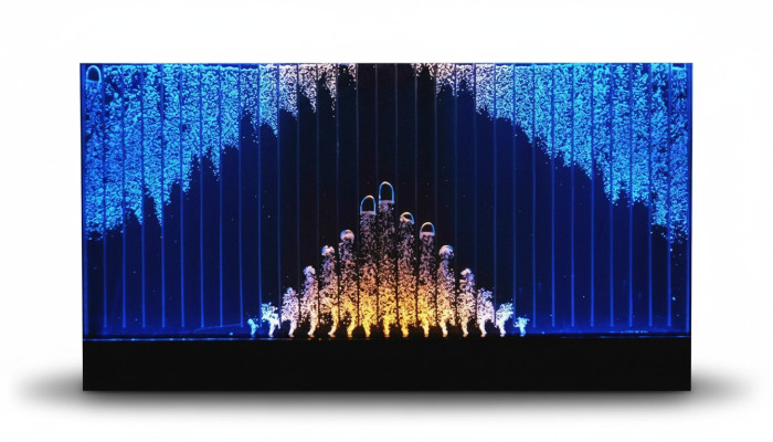 Moderno parete divisoria pareti d'acqua LED parete d'acqua Parete decorativa illuminata.