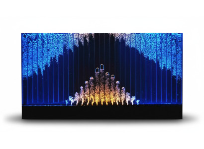 Moderno parete divisoria pareti d'acqua LED parete d'acqua Parete decorativa illuminata.