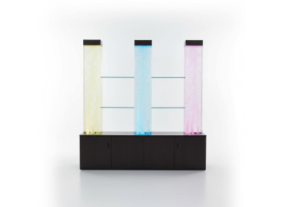 LED Scaffale Bar Acqua Parete Colonna Illuminata Bar Bevande Bancone Scaffale Arredamento