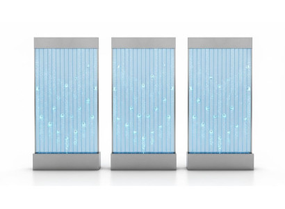 Pannello a parete con bolle d'acqua LED Nuovo muro d'acqua Designer Parete d'acqua illuminata