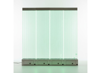 Pannello a parete LED fontana d'acqua, pareti d'acqua, acqua moderna, bolle, parete decorativa.
