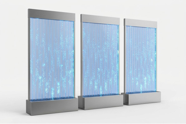 Pannello a parete divisoria acqua pareti parete LED design parete d'acqua
