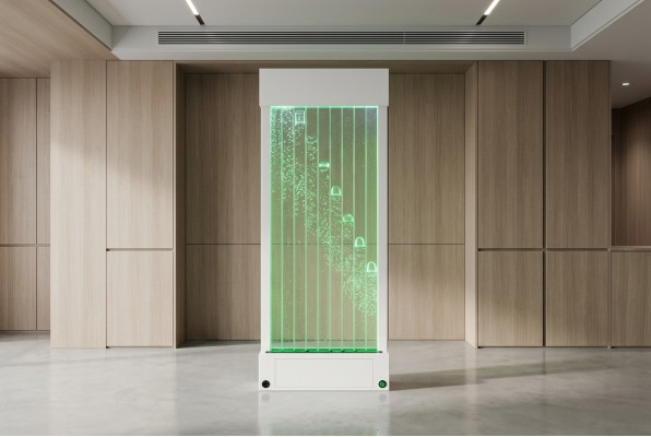Separatore Scaffale Armadio Parete d'acqua Colonna Pareti LED 100x200