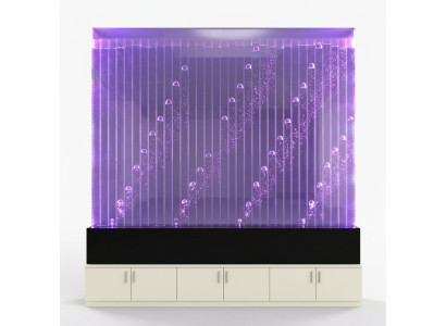 Moderno parete divisoria acqua Pareti decorative Parete LED illuminata ad acqua