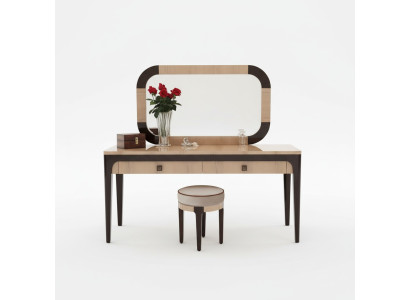 Tavolo Console Specchio Comò Toeletta Camera da letto Sgabello Set
