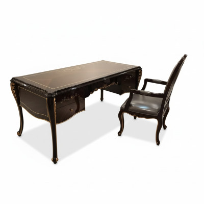 Arredamento ufficio studio mobili tavolo sedia 2 pezzi set salotto scrivania