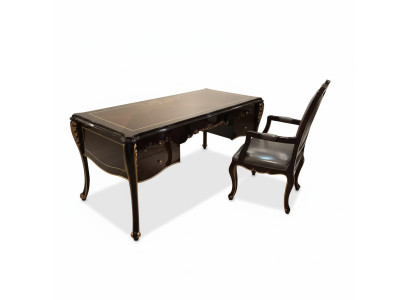 Arredamento ufficio studio mobili tavolo sedia 2 pezzi set salotto scrivania