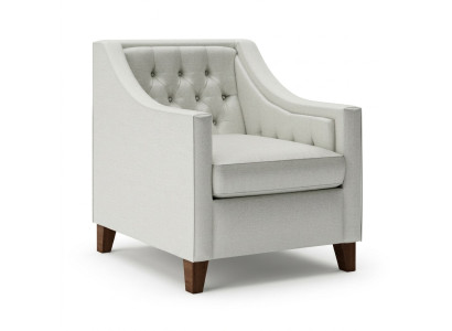 Sedia 1x sala da pranzo poltrona da pranzo soggiorno tessuto sedile poltrona Chesterfield.