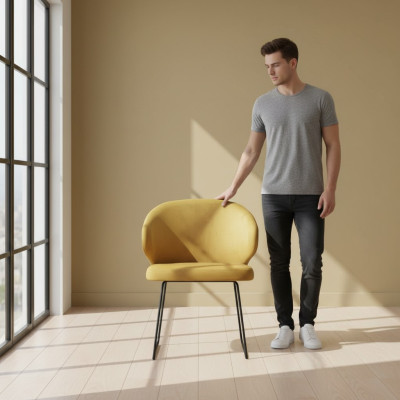 Moderno gruppo di poltrone 8 sedie Set composizione imbottiture bracciolo design