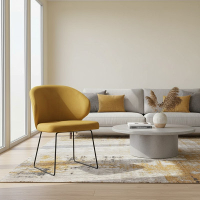 Moderno gruppo di poltrone 8 sedie Set composizione imbottiture bracciolo design