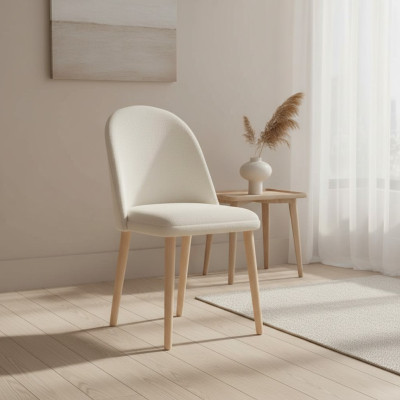 Sedia 4x da pranzo imbottita per sala da pranzo, salotto, set di sedute, poltrona nuova club