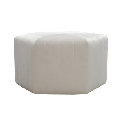 Tessuto poggiapiedi ottagono velluto sgabello pouf puff pouf tessile
