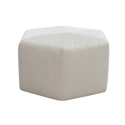 Tessuto poggiapiedi ottagono velluto sgabello pouf puff pouf tessile
