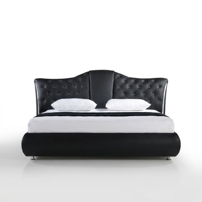 Letto Chesterfield Design Letti classici matrimoniali in pelle Camera da letto