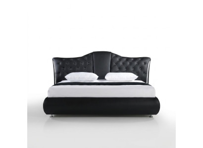 Letto Chesterfield Design Letti classici matrimoniali in pelle Camera da letto