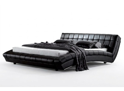 Letto Letti Imbottiti Matrimoniale Matrimoniali Lusso Pelle Moderna Design Camera da letto