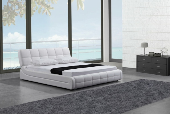 Letto moderno Letti Imbottiti Matrimoniale Matrimoniale Hotel Lusso Pelle Designer