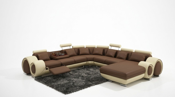 Divani a forma di U Divano Divano Set di imbottitura Abitazione Design divano d'angolo