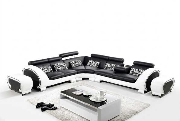Eckcouch Eckgarnitur L Form Divano angolare Divano angolare a L Divano Divano angolare Imbottito Concept living Circuito
