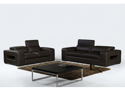 Divani design imbottiti divani poltrone 3+2 posti in pelle set divano ghillie