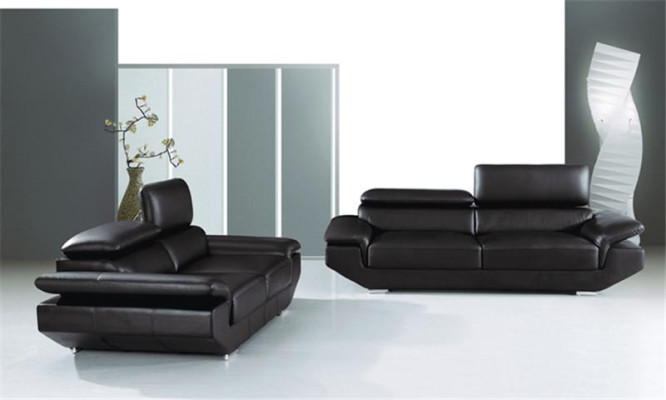 Mobili di lusso Set di divani divano divano imbottito 3 + 2 divano in pelle Set Divano.