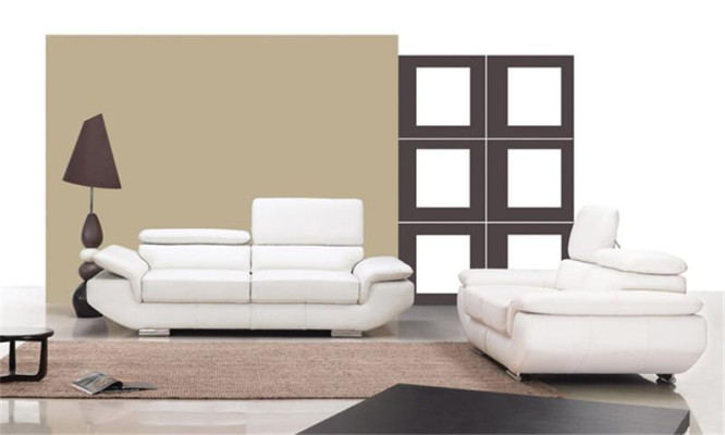 Mobili di lusso Set di divani divano divano imbottito 3 + 2 divano in pelle Set Divano.