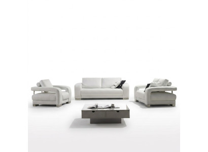 Design divani divani imbottiti 3+2 posti in pelle, set di divani.