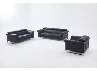 Design divani divani imbottiti 3 posti divano salotto set di divani in pelle