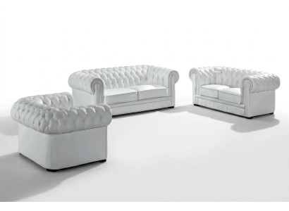 Chesterfield divani divani imbottiti in pelle a 3 posti con set di divani da 3 posti.